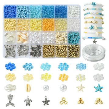 1 x DIY stretch sieraden maken set – ocean beach thema, Ophalen of Verzenden, Nieuw, Overige typen