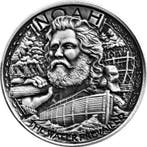 Mason Mint - Noah Ark - 1 oz Zilver Round - Antique Finish, Verzenden, Munten