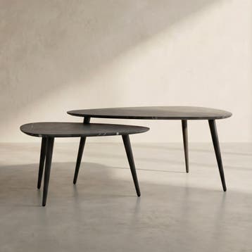 *WOONWINKEL* Salontafel Set Van 2 Peervormig Organisch, Huis en Inrichting, Tafels | Salontafels, Verzenden, Nieuw