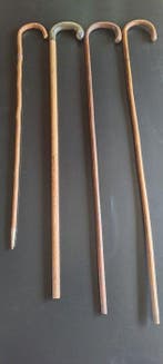Wandelstok (4) - Hout/ Been, Antiek en Kunst