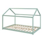 [en.casa] Kinderbed Cerro huisbed met bedbodem 120x200 cm mi, Verzenden, Nieuw