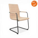 Jarvis luxe vintage sledestoel - Denver stoffering -  sta..., Vergader- of Presentatieruimte, Ophalen of Verzenden, Nieuw zonder verpakking