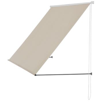 Luifel markies uitvalscherm zandkleur 300x120 cm, Tuin en Terras, Zonneschermen, Verzenden, Nieuw