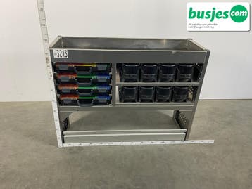 Aluca bedrijfswageninrichting 1250x420x950mm (3213), Auto diversen, Ophalen of Verzenden