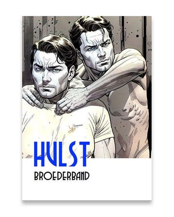 Hulst - Broederband - boek+ cd album 8720844040315, Verzenden, Zo goed als nieuw, Auke Hulst en Hans Hulst