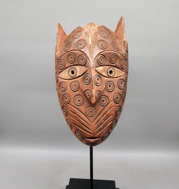 Luipaardmasker - idioot - Bozo - Mali (Zonder minimumprijs), Antiek en Kunst