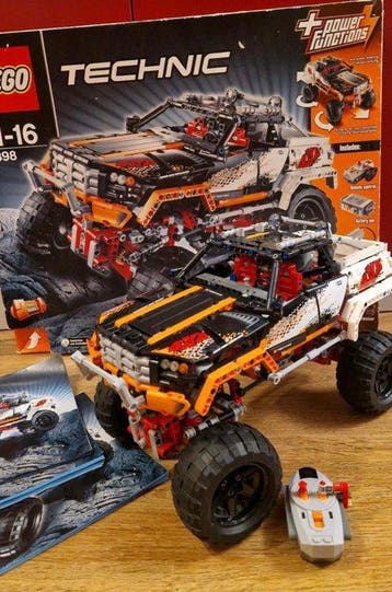 Lego Set - 9398 - Technic - 4x4 Crawler Offroader, Nieuw