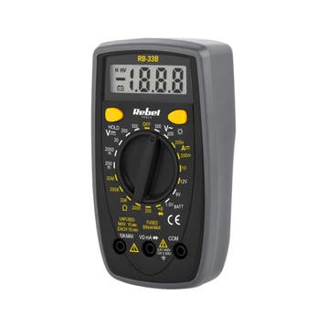 Digitale multimeter Rebel - Tot 500V, Doe-het-zelf en Verbouw, Ophalen of Verzenden, Nieuw