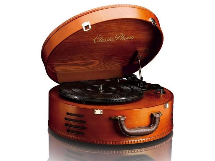Lenco TT-34 - Platenspeler - USB-uitgang - Houten koffer, Audio, Tv en Foto, Platenspelers, Zo goed als nieuw, Verzenden