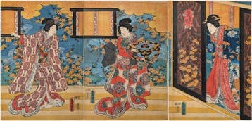 KUNISADA • Genji-e • Hibachi (Het Brazier) • Japanse