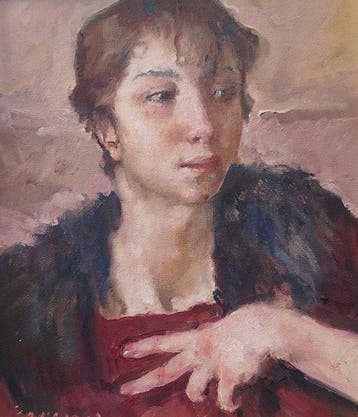 Antonio Bresciani (1902-1998) - Giovane fanciulla