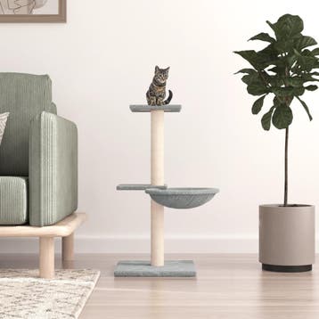 vidaXL Kattenmeubel met sisal krabpalen 72 cm lichtgrijs, Verzenden, Nieuw