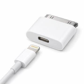 Lightning Adapter wit - Lightning naar Apple 30-pins, Ophalen of Verzenden, Nieuw