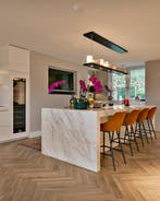 Plak pvc Visgraat bruin |  mFLOR Parva River Oak 41324 Volga, Ophalen, Nieuw