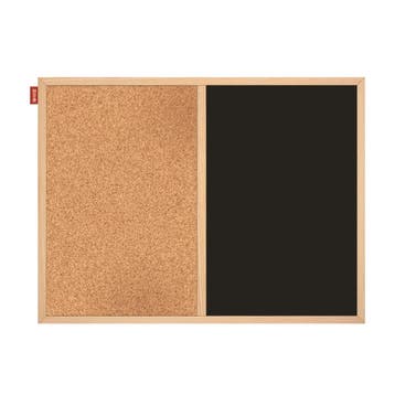 Kurk prikbord / krijtbord  - houten lijst - 60 x 90 cm, Ophalen of Verzenden, Nieuw