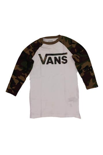 Vans T-shirt Jongens in maat S Wit, Kinderen en Baby's, Verzenden, Zo goed als nieuw, Vans, Jongen of Meisje