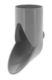 Nicoll PVC-Ti uitloop lichtgrijs Ø80, Doe-het-zelf en Verbouw, Buizen en Afvoer, Ophalen of Verzenden