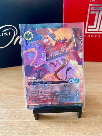 Ravensburger - 1 Card - Disney Lorcana - Mushu 218/204 EN -, Nieuw