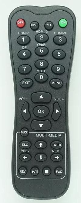Afstandsbediening ProLite TH5565MIS-B1AG TE5564mis-b2ag, Audio, Tv en Foto, Afstandsbedieningen, Origineel, Nieuw, Ophalen of Verzenden