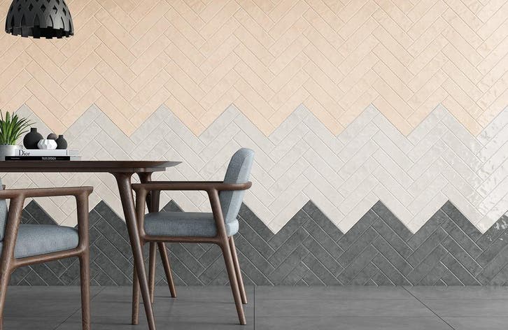 Wandtegel Beige 7,5x30cm (Muurtegels, Afbouwmaterialen), Doe-het-zelf en Verbouw, Tegels, Minder dan 20 cm, 20 tot 40 cm, 10 m² of meer