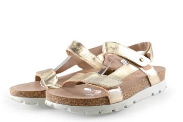 Panama Jack Sandalen in maat 42 Goud, Kleding | Dames, Schoenen, Overige kleuren, Verzenden, Sandalen of Muiltjes, Zo goed als nieuw