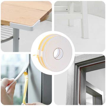 vidaXL Zelfklevende schuimtape 2 st Wit 20mm x 10m CR Schuim, Verzenden, Nieuw