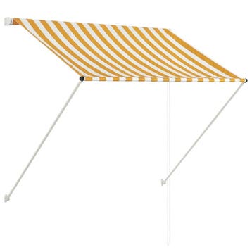 Uittrekbare Luifel Geel/Wit | Tweedekansje | OP=OP, Nieuw, Ophalen of Verzenden, Minder dan 250 cm, 150 tot 300 cm