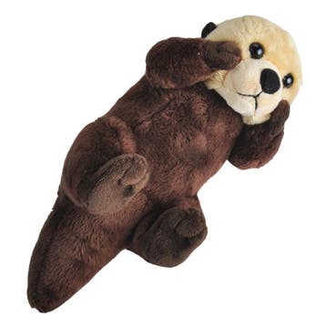 Wild Republic zee otter knuffel - pluche - 20 cm - met, Verzenden, Nieuw