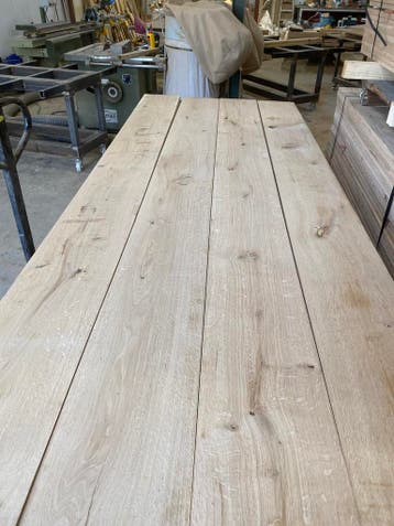 Eiken planken te koop. Geschaafd 200x20 mm. KD, Verzenden, Nieuw, Hout, 20 tot 50 mm