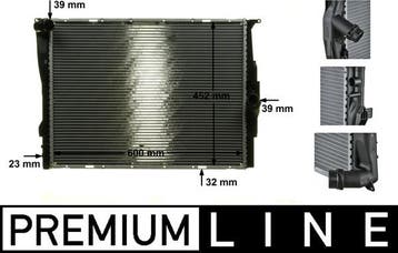 Radiateur o.a: BMW, 1 serie (E81), 1 serie (E82) - 87N), Ophalen of Verzenden, Nieuw, BMW
