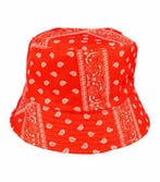 Bucket Hat Hoedje – Paisley Print - Omkeerbaar – One Size –, Nieuw