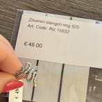 Zilveren slangen ring 925, Sieraden, Tassen en Uiterlijk, Ringen, Ophalen of Verzenden, Nieuw