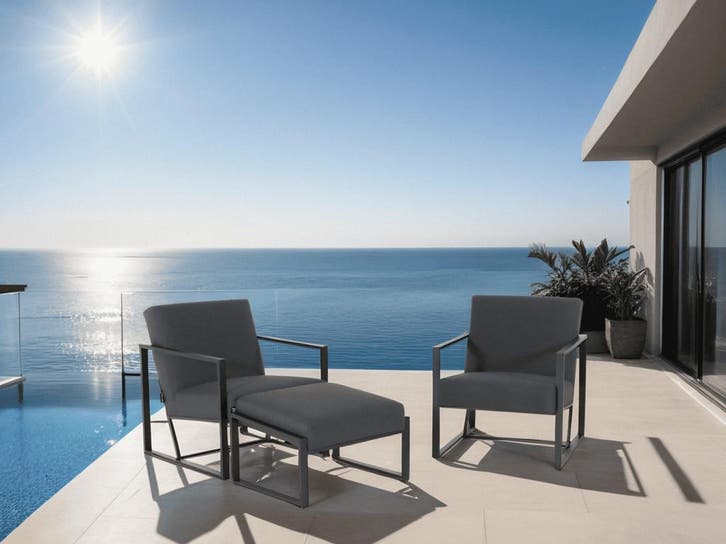 Flow. Lush balkonset sooty |, Tuin en Terras, Tuinsets en Loungesets, Ophalen of Verzenden