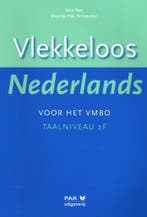 Vlekkeloos Nederlands voor het vmbo Taalniveau 2F Dick Pak, Boeken, Schoolboeken, Verzenden, Gelezen, Dick Pak