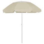 vidaXL Strandparasol 300 cm zandgeel, Verzenden, Nieuw, 2 tot 3 meter, Strandparasol