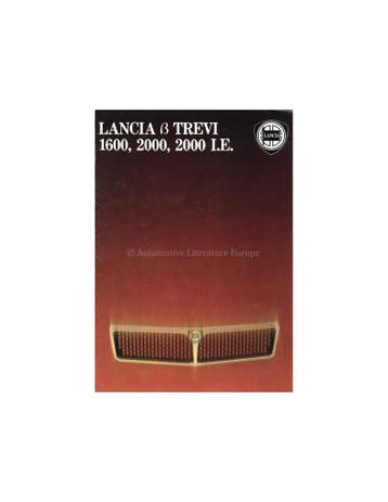 1981 LANCIA BETA TREVI BROCHURE ENGELS, Nieuw, Author