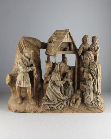 Kerststal - Hout
