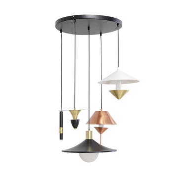 *WOONWINKEL* Kare Design Cappelli Ronde Hanglamp Retro, Verzenden, Nieuw