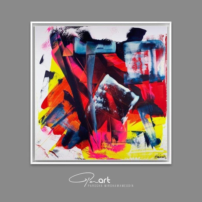 Parscha Mirghawameddin - Broken Horizon - XXL, Antiek en Kunst, Kunst | Schilderijen | Modern