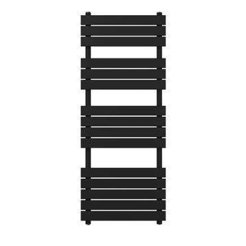 Designradiator Ella 150x60cm mat zwart 878W zij aansluiting, Verzenden, Nieuw