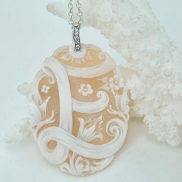 Zilver - Cameo - Handgegraveerde camee, Nieuw