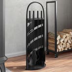 vidaXL 5-delige openhaardgereedschapset 23x15x66 cm staal, Verzenden, Nieuw
