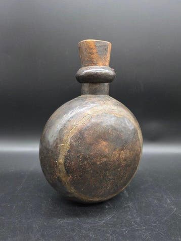 Fles - IJzer, Hout - Zeldzaam! Oud vintage-ijzer