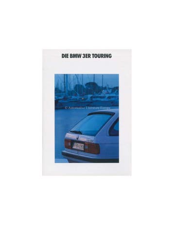 1991 BMW 3 SERIE TOURING BROCHURE DUITS, Nieuw, BMW, Author