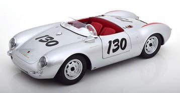 KK-Scale 1:12 - Modelauto - Porsche 550A Spyder #130 -, Nieuw