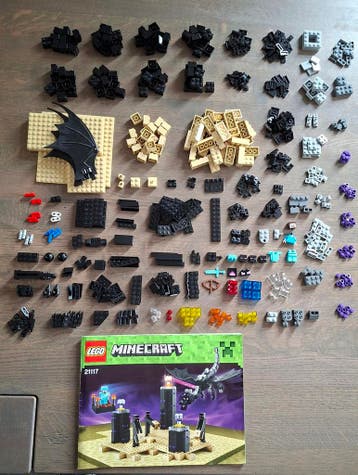 LEGO Minecraft De Enderdraak 21117, Zo goed als nieuw, Complete set, Lego, Minecraft