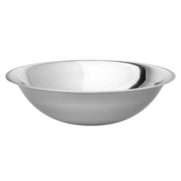 Beslagkom | RVS | Platte Bodem | 7.5L | Ø390x113(h)mm EMGA, Verzenden, Nieuw in verpakking