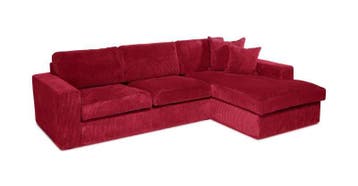Loungebank Leiden - loungebanken - Rood, Nieuw, Stof