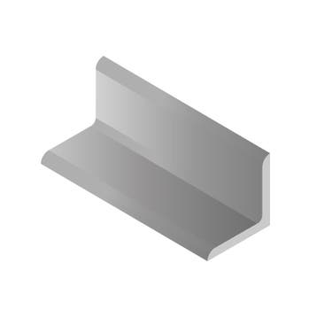Hoekstaal gelijkzijdig 180 x 180 x 16 mm verzinkt gebruikt, Doe-het-zelf en Verbouw, Metalen, Ophalen, Nieuw