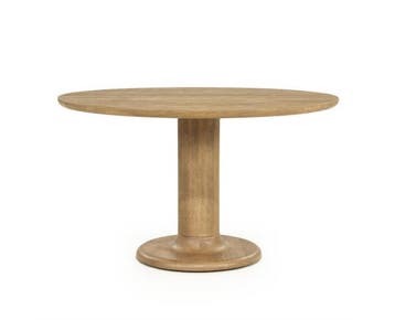 Eettafel Coco rond 130x130cm - naturel | Eleonora, Ophalen of Verzenden, Nieuw